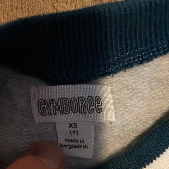 Gymboree Girl’s Crewneck Sweatshirt Floral Pattern Size XS (4) - Picture 4 of 6